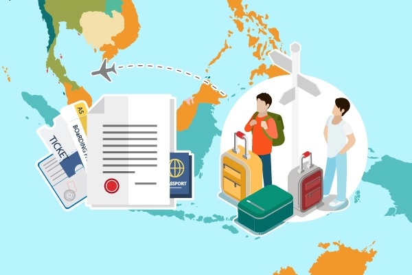 Ilustrasi penempatan pekerja migran Indonesia. Hol