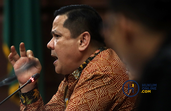 Penyidik Polri Bersaksi Disidang Napoleon 5.JPG