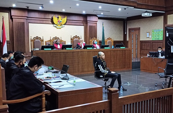 Iwan Cendikia Liman yang menjadi saksi di Pengadilan Tipikor Jakarta, Jumat (8/1). Foto: AJI