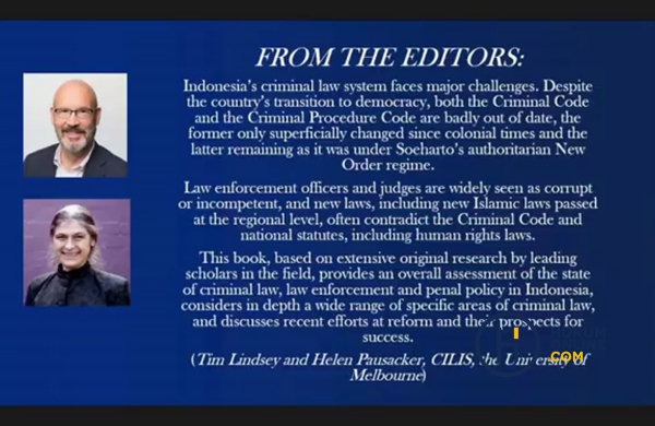 Diskusi dan Peluncuran Buku Crime and Punishment in Indonesia 1.JPG