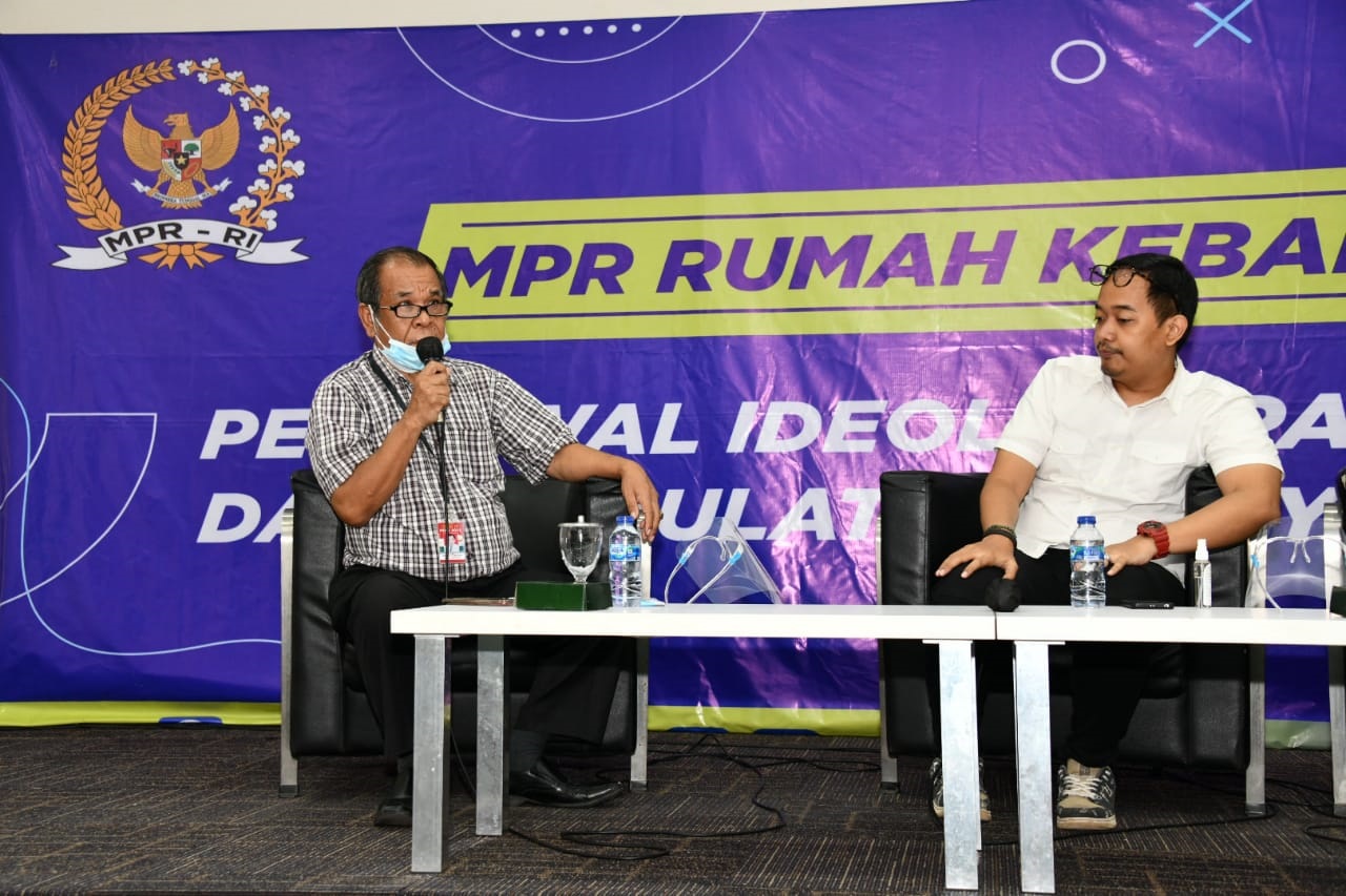 Diskusi EMpat Pilar MPR RI bertema 'Menjaga Toleransi di Bulan Suci Ramadan' pada Senin (12/4). Foto: istimewa.