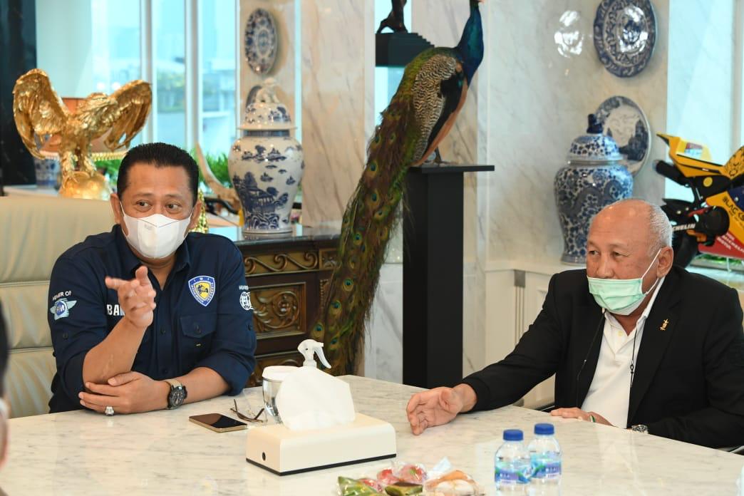 Ketua MPR RI sekaligus Ketua Umum Ikatan Motor Indonesia (IMI) Bambang Soesatyo. Foto: istimewa.