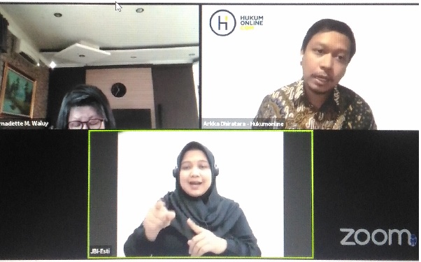 Diskusi 'Digitalisasi dan Akses Konsumen Terhadap Keadilan di Indonesia', Rabu (16/6).