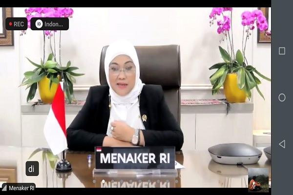 Menteri Ketenagakerjaan, Ida Fauziyah. Foto: ADI