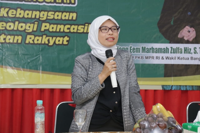 Sekretaris Fraksi PKB MPR RI Neng Eem Marhamah Zulfah. Foto: Istimewa. 