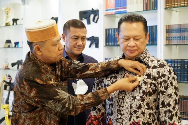 Ketua MPR RI Bambang Soesatyo menerima Pengurus FSKN. Foto: Istimewa.