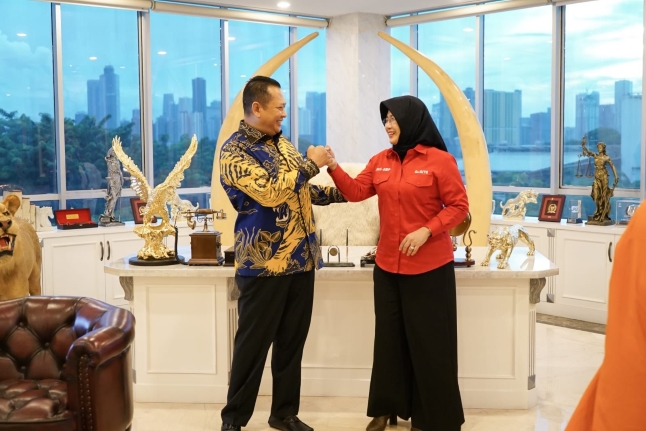 Ketua MPR RI Bambang Soesatyo menerima CEO Gesit Bali Pratama. Foto: Istimewa.