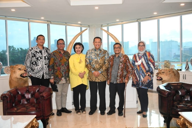 Ketua MPR Bambang Soesatyo menerima Pengurus MAPPI. Foto: Istimewa.