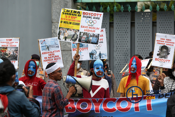 Aksi Boikot Olimpiade Musim Dingin Beijing