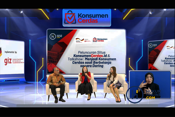 Peluncuran situs KonsumenCerdas.id & Talkshow: Menjadi Konsumen Cerdas saat Berbelanja secara Daring, Rabu (19/1). Foto: RES