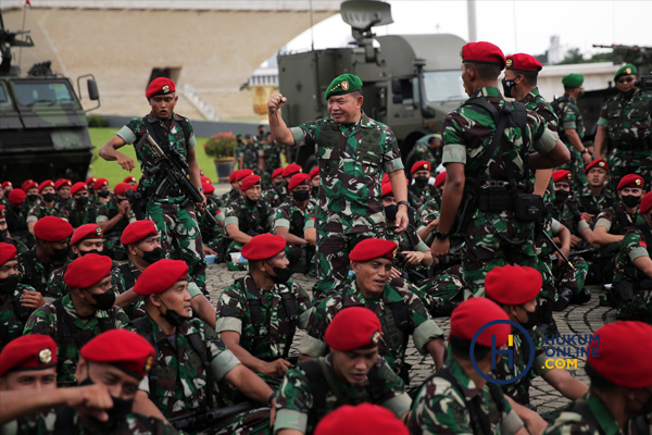 Jendral Dudung Gelar Apel Pasukan TNI AD Sejabodetabek