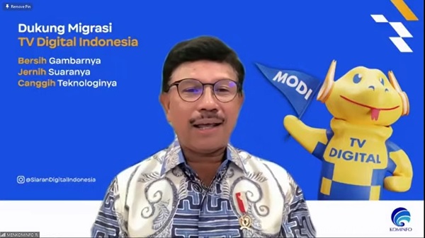 Menteri Komunikasi dan Informatika Republik Indonesia, Johnny G. Plate. Foto: CR-27