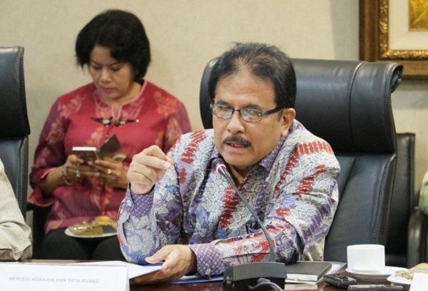 Menteri ATR/Kepala BPN Sofyan A Djalil. Foto: Biro Hukum dan Humas Kementerian ATR/BPN