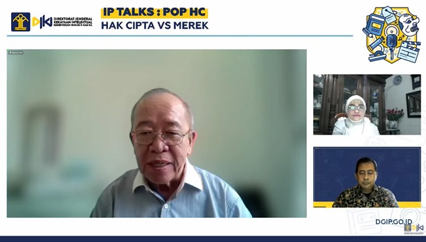 Acara IP Talks: POP HC 'Hak Cipta VS Merek', Senin (27/6).