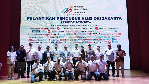Pengurus AMSI DKI Jakarta Periode 2021-2024 Resmi Dilantik. Foto: MJR