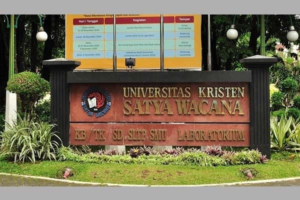 Kampus Universitas Kristen Satya Wacana di Jawa Tengah. Foto: uksw.edu 
