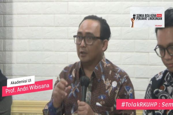 Guru Besar Fakultas Hukum Universitas Indonesia, Prof Andri Gunawan Wibisana. Foto: ADY 