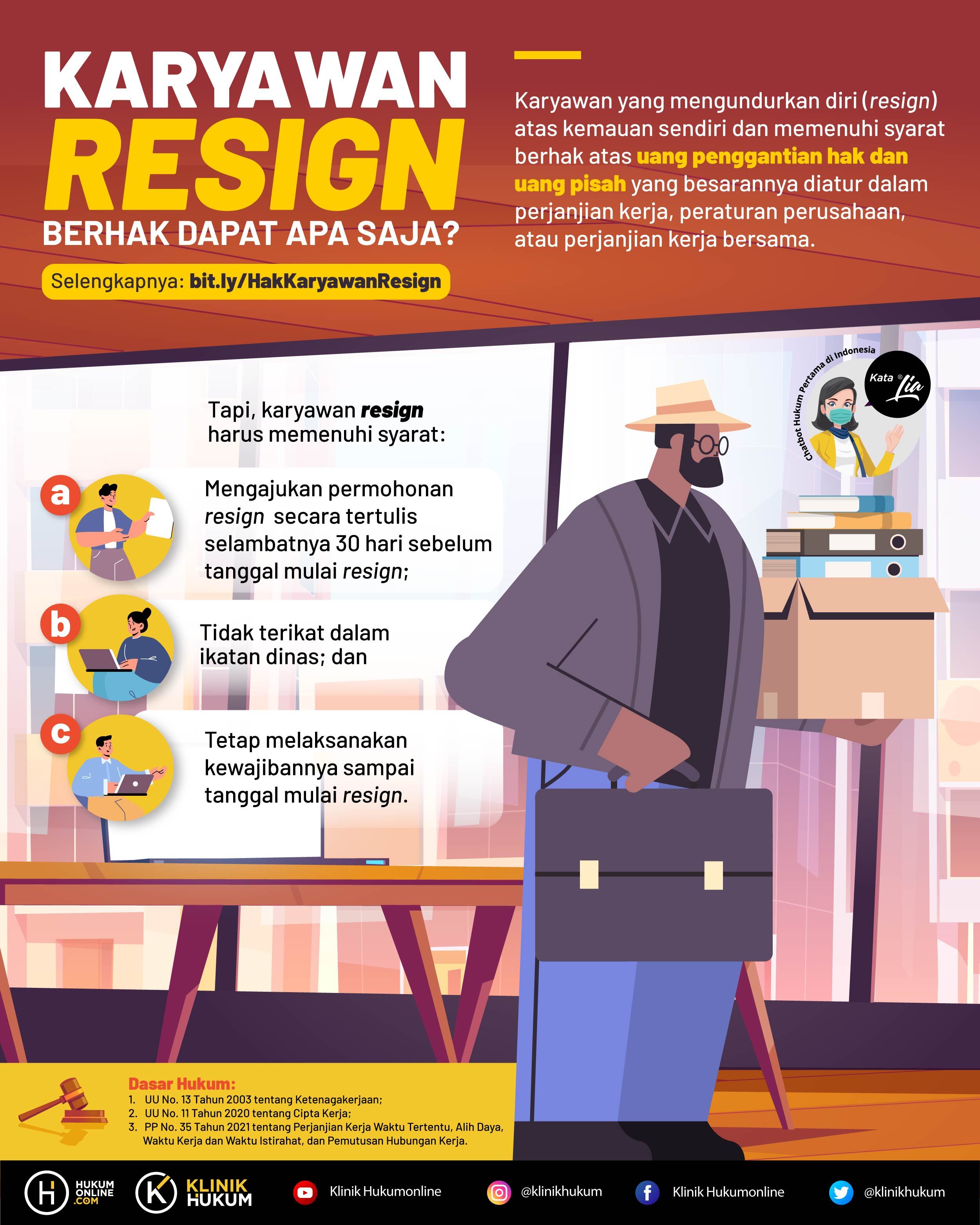 Karyawan <i>Resign</i> Berhak Dapat Apa Saja?