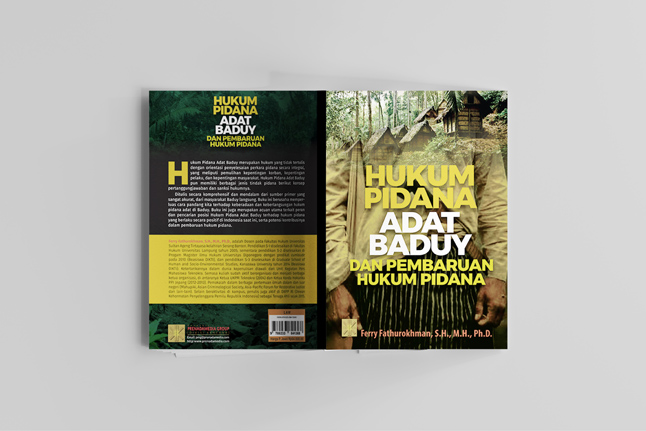 Cover buku tentang pidan adat Baduy. Ilustrasi foto: YUSUF