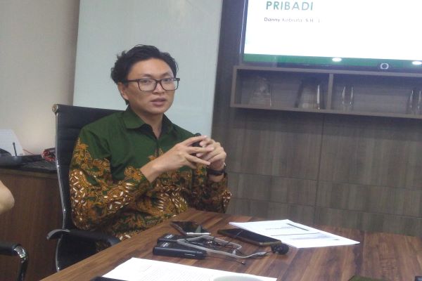 Wakil Ketua Institut Pandya Astagina, Danny Kobrata saat dalam diskusi bertema 'Memahami dan Mengupas Implementasi UU PDP 2022' di Jakarta, Kamis (29/9/2022). Foto: ADY
