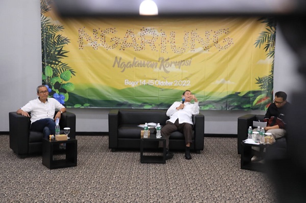 Kegiatan sinergi antara KPK dan jurnalis dalam rangka pemberantasan korupsi di Indonesia. Foto: Istimewa