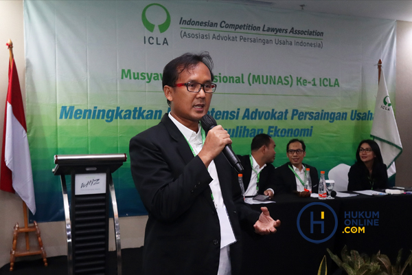 Ketua Umum Indonesian Competition Lawyers Association (ICLA) Asep Ridwan. Foto: RES