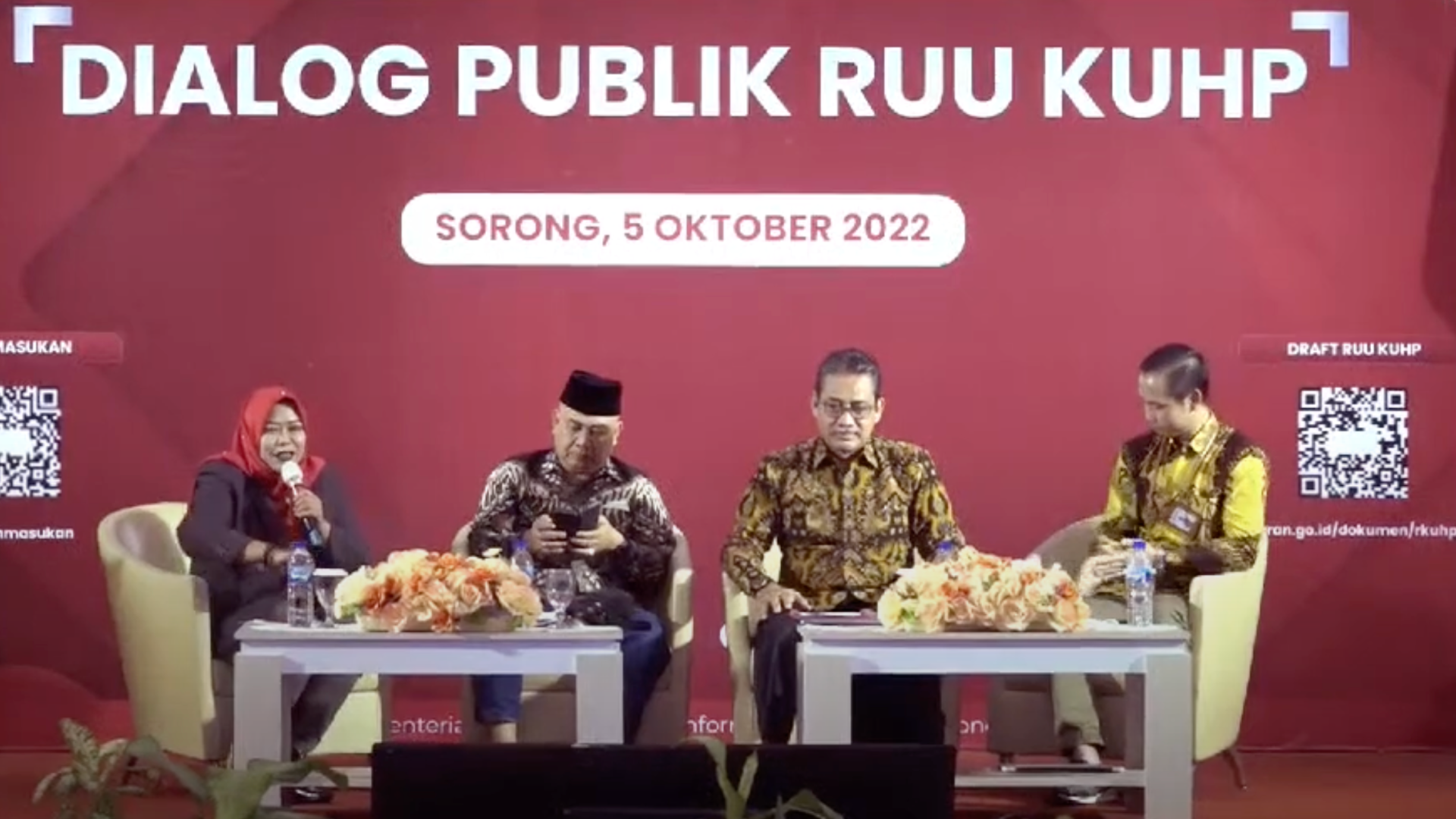 Dialog Publik RUU KUHP di Sorong, 5 Oktober 2022. Foto: istimewa.