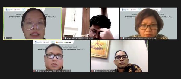 Narasumber dalam diskusi daring tentang RKUHAP di Jakarta, Rabu (21/12/2022). Foto: RFQ