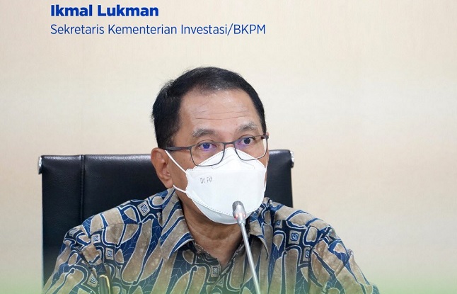Sekretaris Kementerian Investasi/Sekretaris Utama BKPM Ikmal Lukman. Foto: Twitter Kementerian Investasi/BKPM