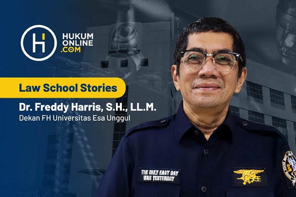 Dekan FH Universitas Esa Unggul, Freddy Harris.