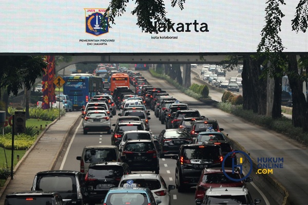 Kondisi lalu lintas di Jakarta. Foto Ilustrasi: RES