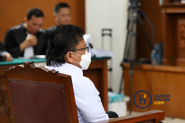 Terdakwa Ferdy Sambo saat menjalani sidang pembacaan tuntutan di PN Jakarta Selatan, Selasa (17/1/2023). Foto: RES