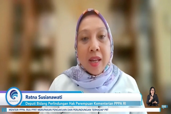 Deputi Perlindungan Hak Perempuan Kementerian Pemberdayaan Perempuan dan Perlindungan Anak (PPPA) Ratna Susianawati. Foto: Istimewa.