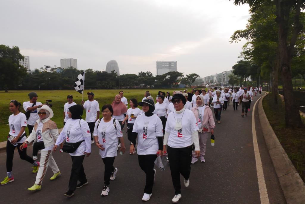 Kegiatan Walk & Fun with TF di Gading Serpong, Tangerang pada Minggu (5/2). Foto: istimewa. 