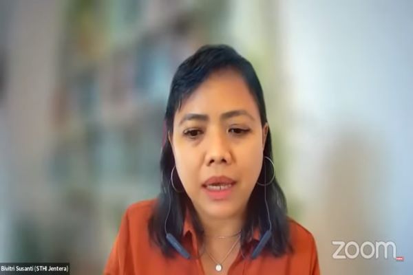 Pengajar STH Indonesia Jentera Bivitri Susanti.