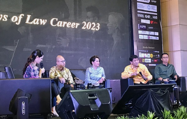 Talkshow Days of Law Career Fakultas Hukum Universitas Indonesia 2023 (DOLC FH UI 2023), Kamis (2/3). Foto: WIL
