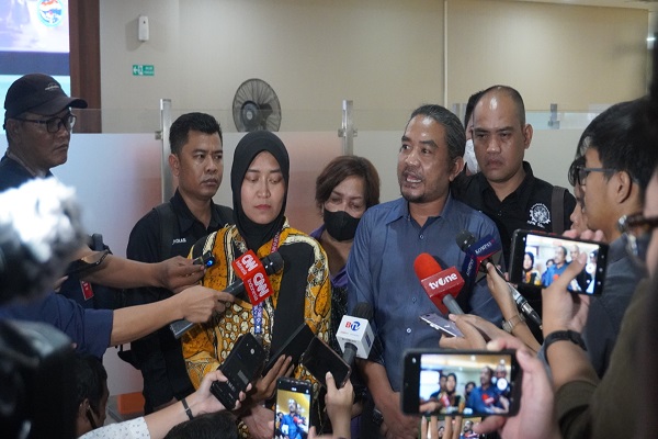 Ketua Umum SBMI Hariyanto Suwarno, saat memberikan keterangan kepada media. Foto: Istimewa