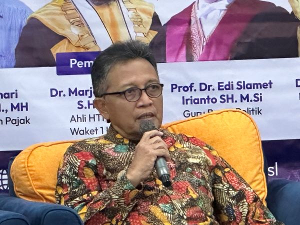 Ketua STIH IBLAM Dr. Gunawan Nahrawi di acara Peresmian CTEC Studies, Kamis (22/6/2023). Foto: FKF
