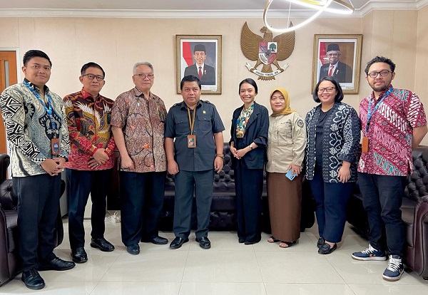 Pengadilan Tinggi DKI Jakarta sambut hangat kunjungan tim Hukumonline. Foto: Istimewa