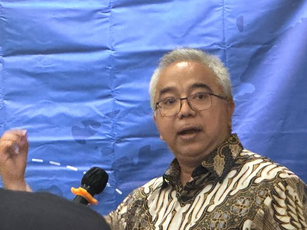 Country Director Papua New Guinea Asian Development Bank Said Zaidansyah saat acara Farewell Party di The Pakubuwono Signature, Jakarta, Rabu (26/7/2023) malam. Foto: FKF