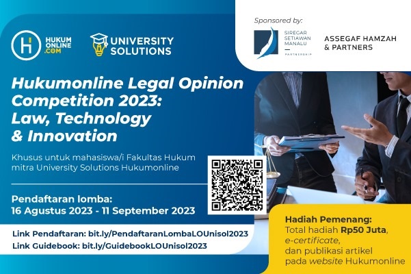 Kirimkan Delegasi Kampus dalam Legal Opinion Competition 2023: Law, Technology & Innovation