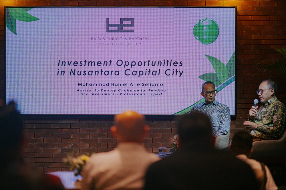 Sesi 1 talkshow 'Nusantara The New Capital City: Modern-Green Concept and Investment Opportunities'. Foto: istimewa. 