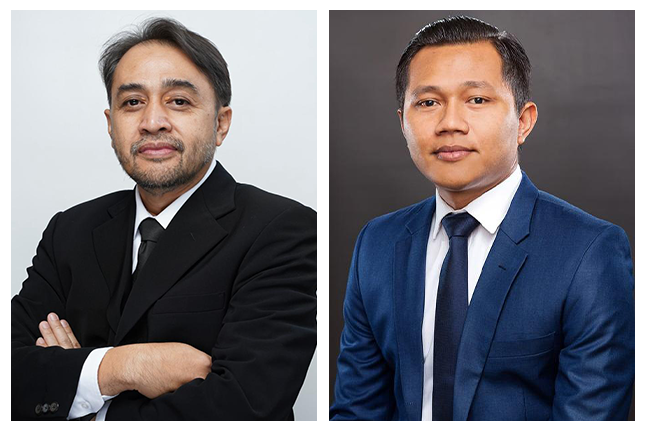 Calon Ketua Umum IKA FH UNPAD M. Agus Imanuddin dan Chandra Kurniawan.