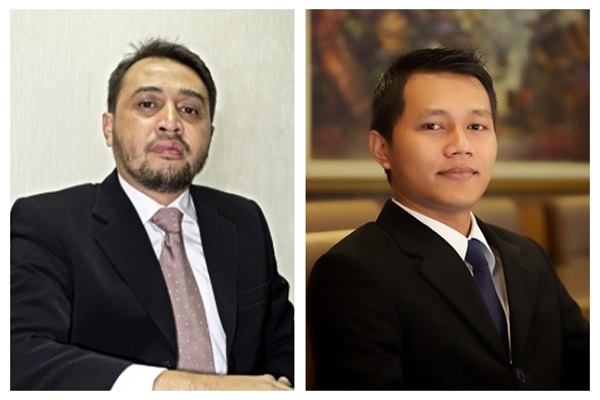 Calon Ketua Umum IKA FH Unpad, M. Agus Imanuddin dan Chandra Kurniawan.