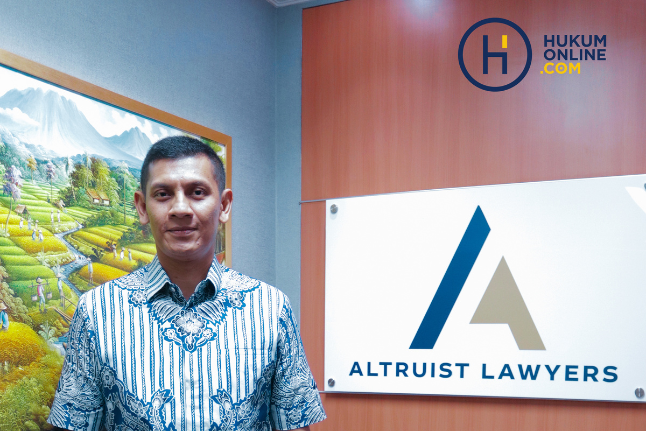 Partner Altruist Lawyers, Bobby C. Manurung. Foto: REZA.