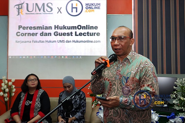 Dekan Fakultas Hukum  Universitas Muhammadiyah Surakarta, Prof Kelik Wardiono. Foto: RES