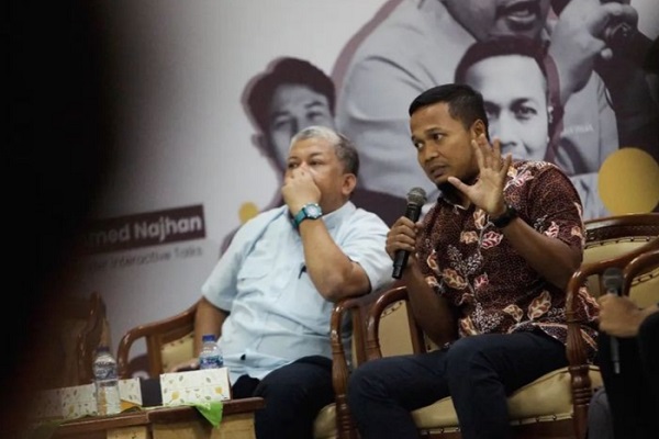  Direktur Eksekutif Pusat Kajian Kebijakan Publik dan Hukum (Puskapkum), Ferdian Andi dalam sebuah diskusi di Jakarta. Foto: Instagram Ferdian Andi