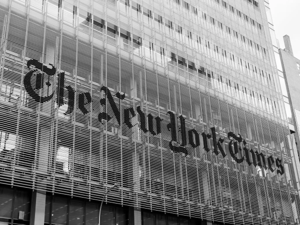 Kantor Berita The New York Times. Foto: www.nytimes.com