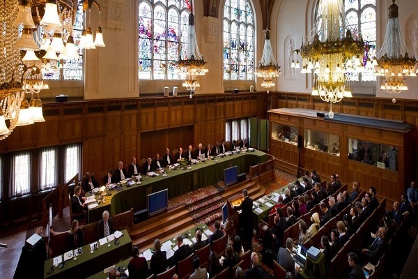 Suasana saat persidangan di International Court of Justice (ICJ), Den Haag, Belanda. Foto: news.un.org 