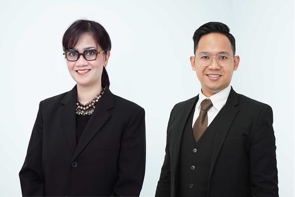 Partner baru ADCO Law Hanny Marpaung dan Morales Sundusing. Foto Kolase: Istimewa